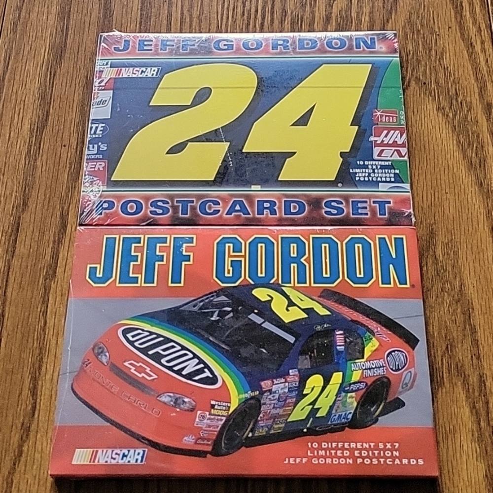JEFF GORDON NASCAR POSTCARD SETS